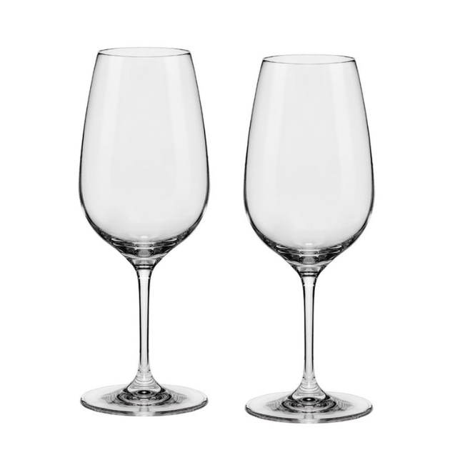 Jogo de Taças Cristal Vinho/Água 570 Ml Slim Classic - 6 Peças