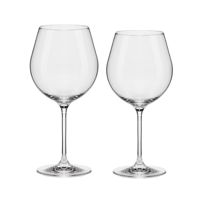 Jogo de Taças Cristal Vinho Bourgogne 610 Ml Slim Classic - 6 Peças