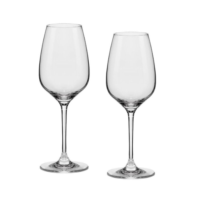 Jogo de Taças Cristal Vinho/Água 340 Ml Slim Classic - 6 Peças