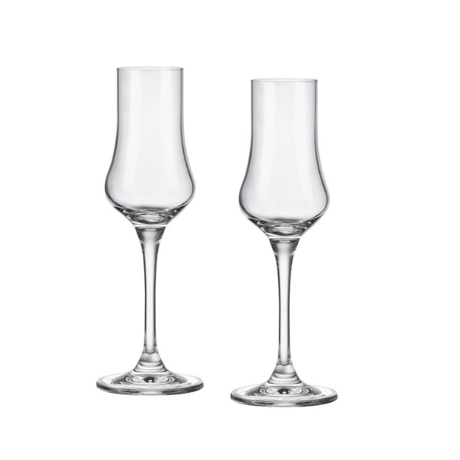 Jogo de Taças Cristal Para Grappa 100 Ml Classic - 6 Peças