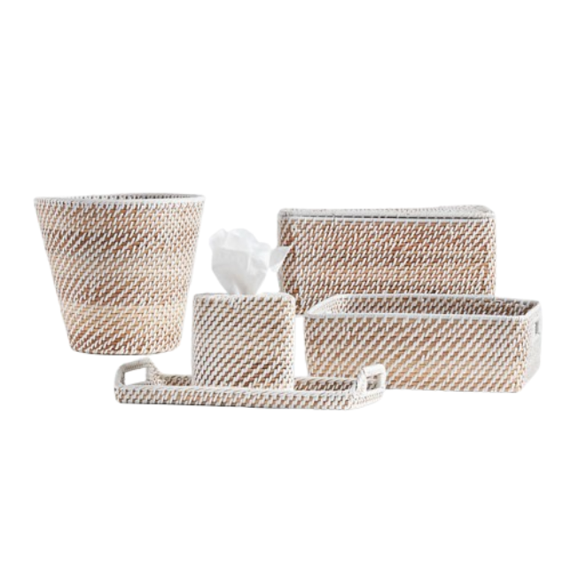 Kit para Lavabo Chime Branco - 4 Peças