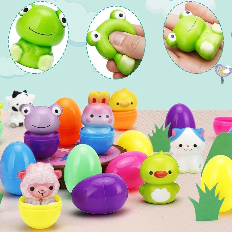 EGG BOX - Caixa com Ovos de Páscoa com brinquedos para caça aos ovos